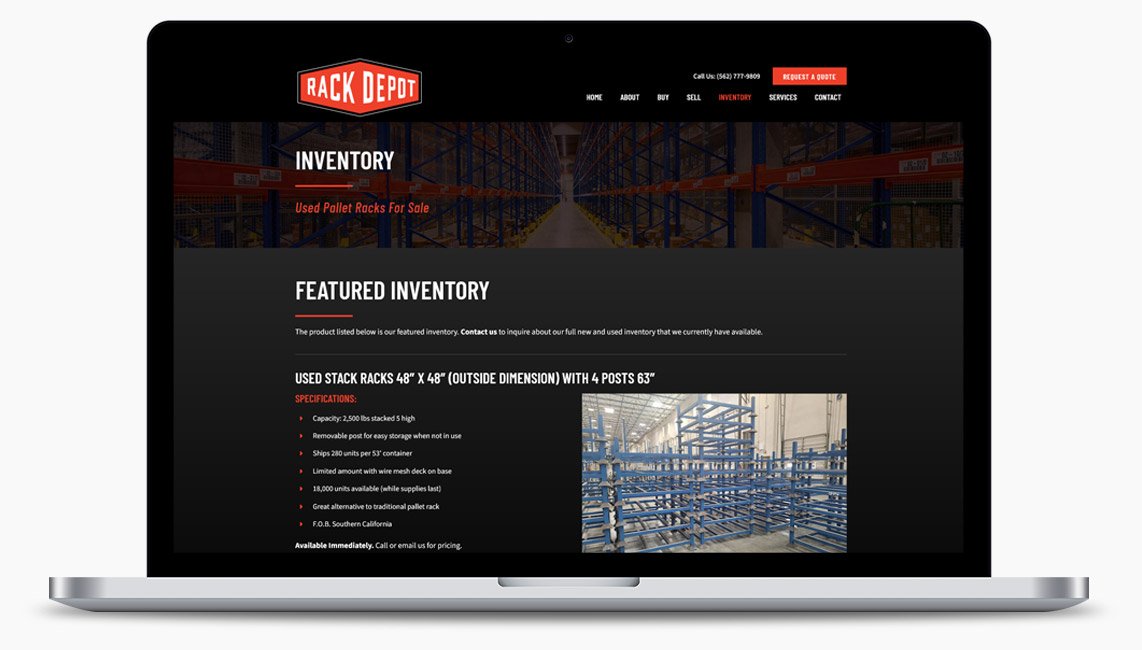 Warehouse Storage Web Design Company
